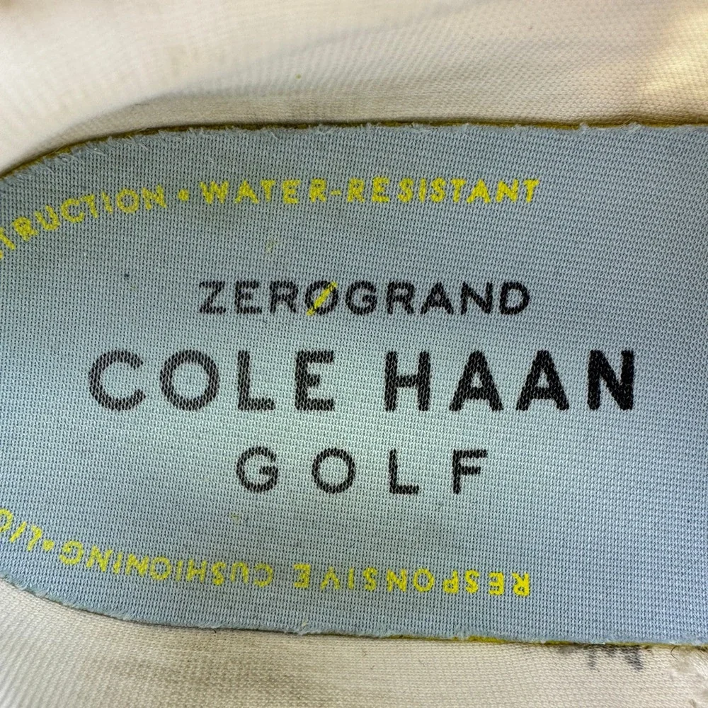 Cole Haan Zerogrand Golf Shoes Womens 8B White Water Resistant W26781